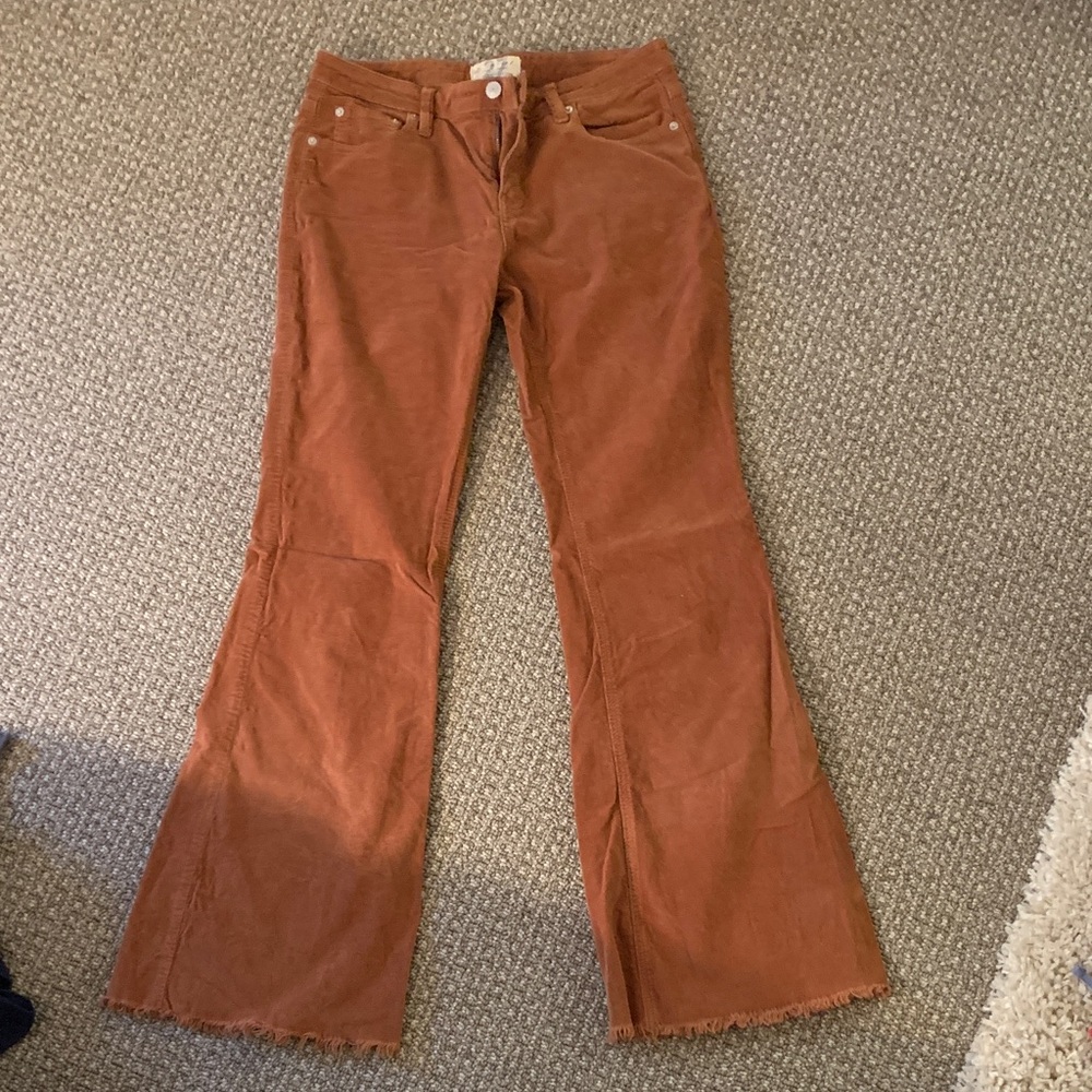 We The Free Terracotta Corduroy Pants